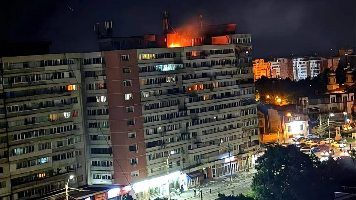 Galați residents fear future incidents after Russian drone crashed into building